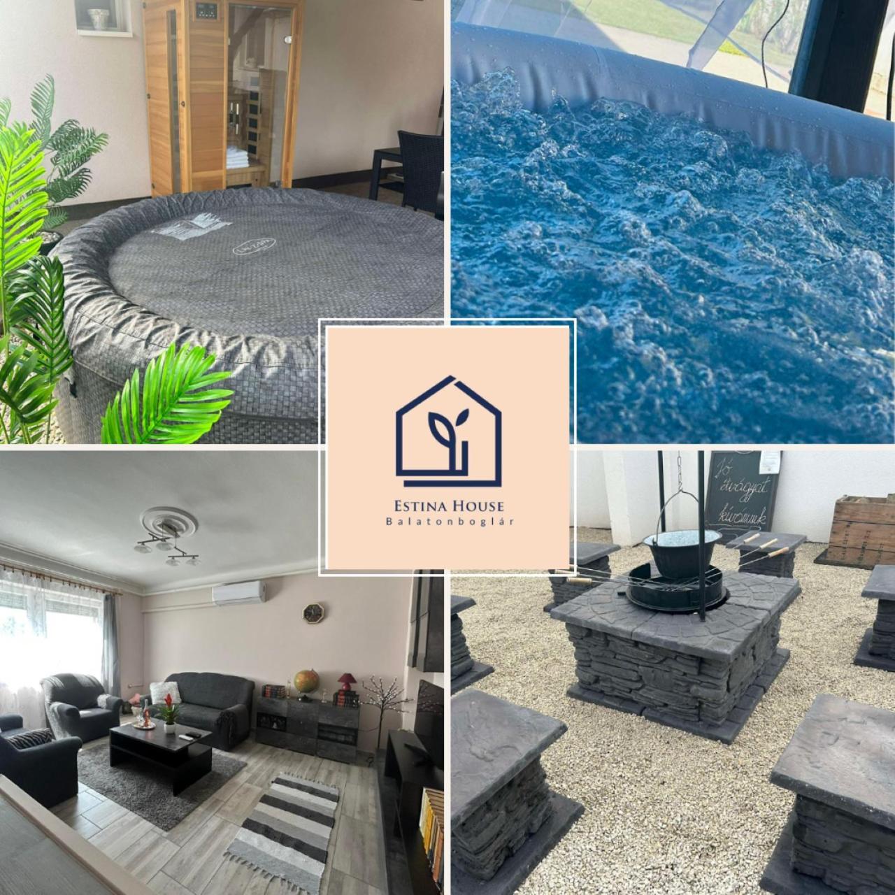 Estina House Villa Balatonboglár Eksteriør billede
